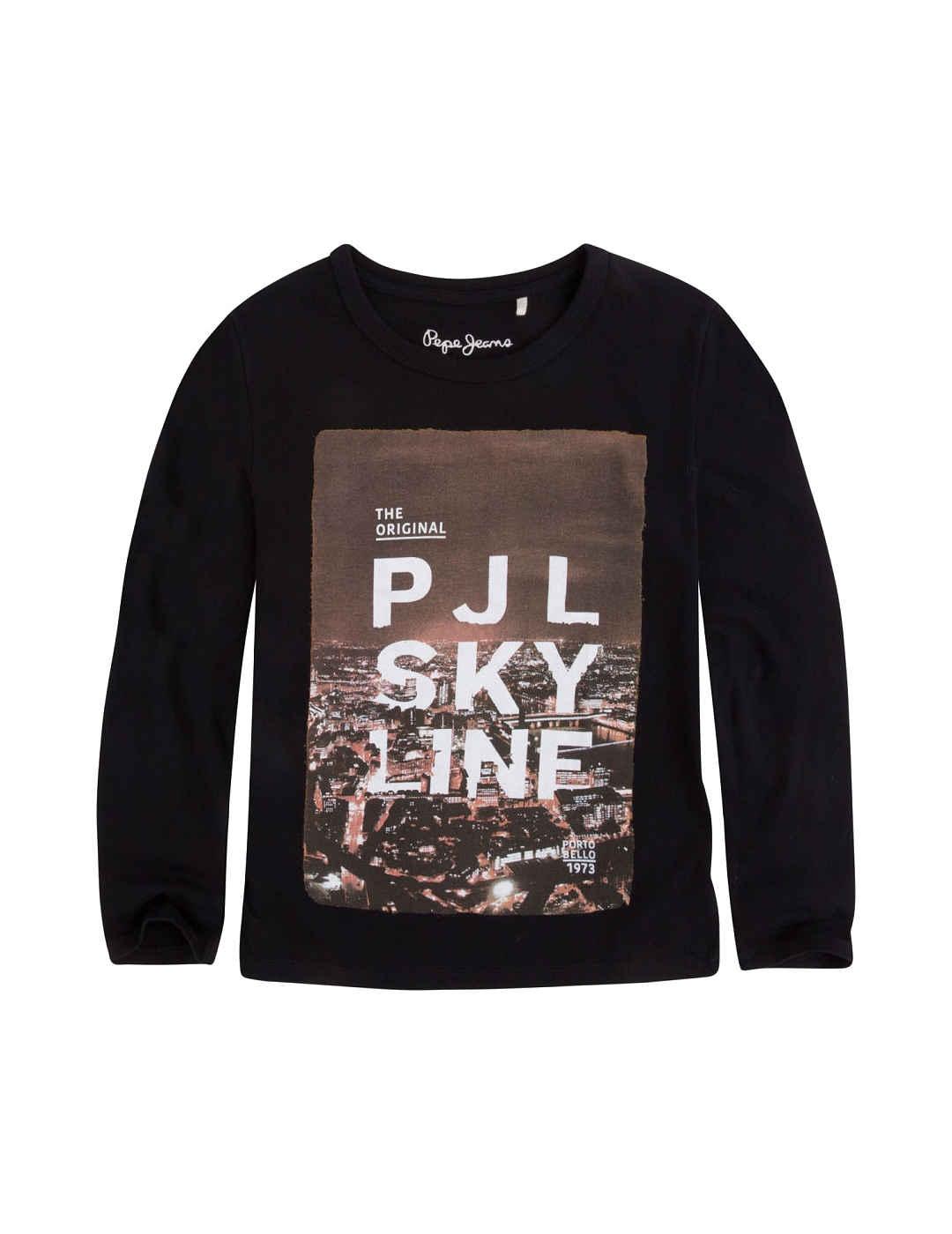 Camiseta Jemeson negra Pepe Jeans