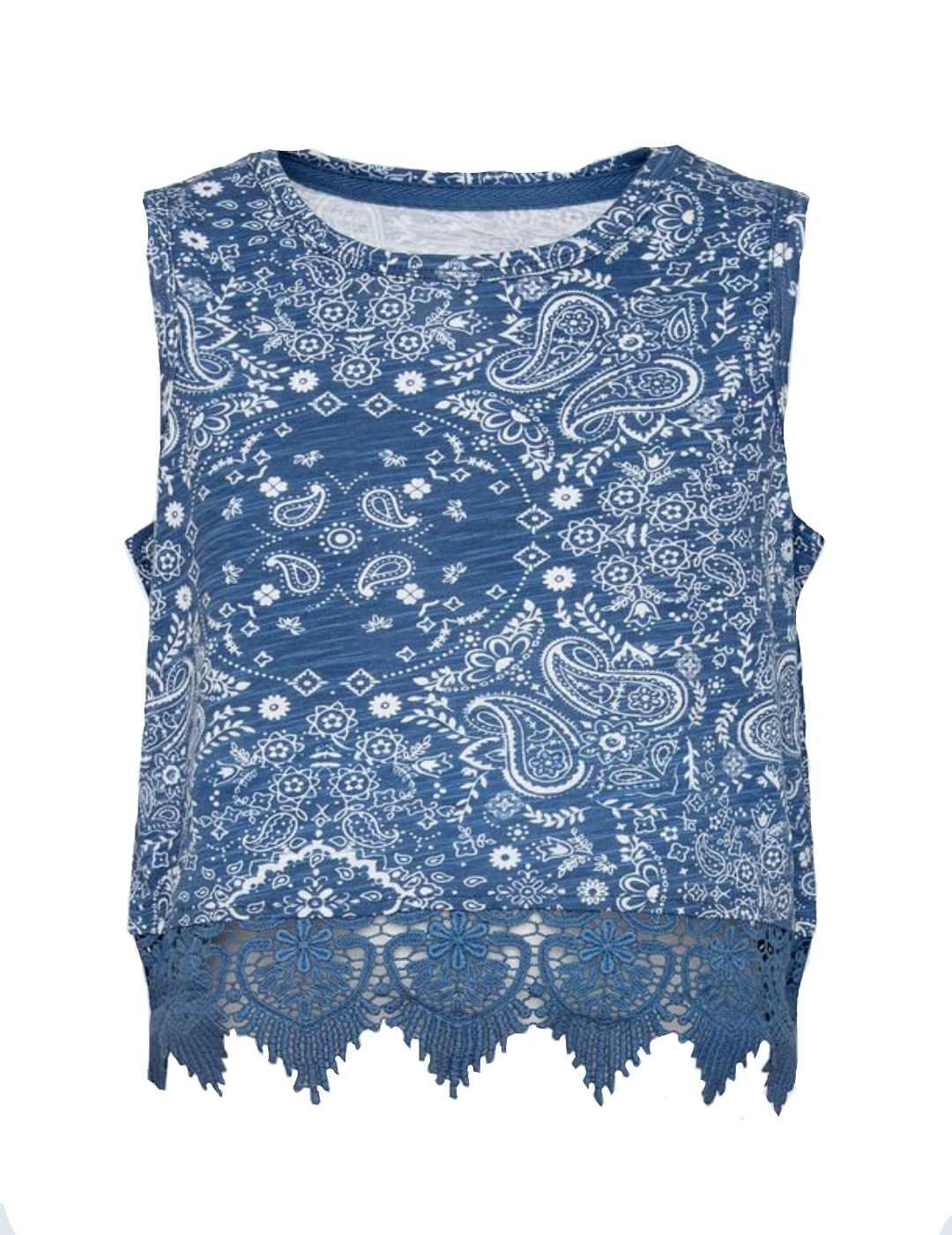 Top estampado pañuelo Ashley Pepe Jeans