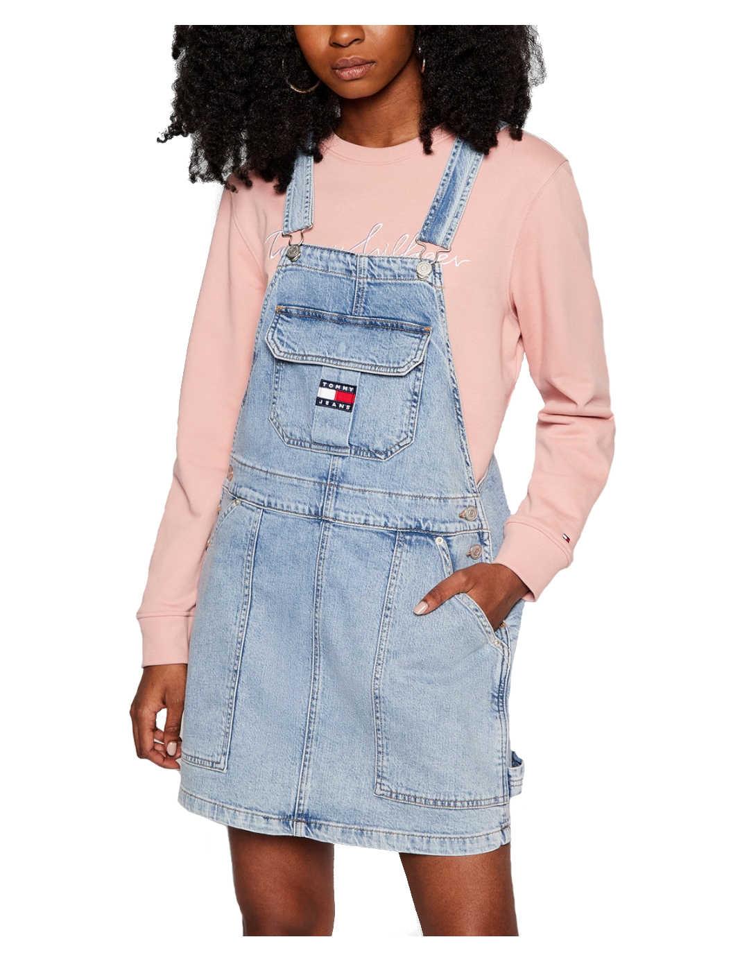 Peto vaquero cargo dungaree dress Tommy Hilfiger