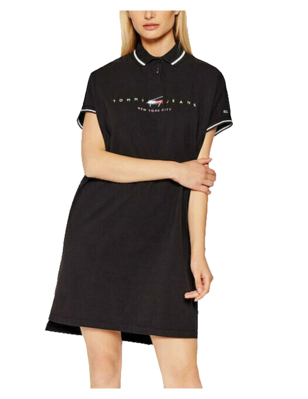 Vestido tjw modern logo polo dress Tommy Hilfiger