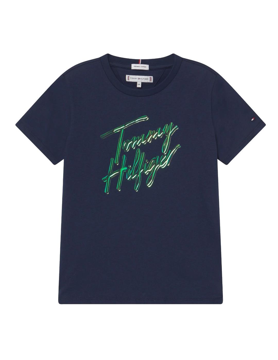 Camiseta script print Tommy Hilfiger
