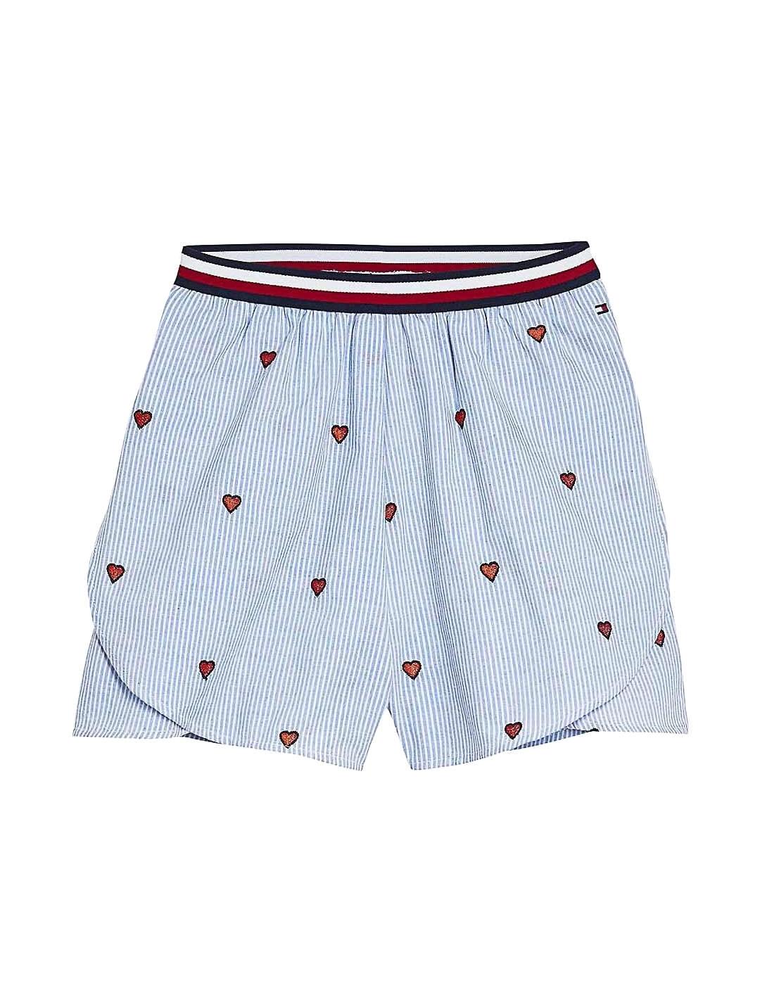Short Fine azul Tommy Hilfiger