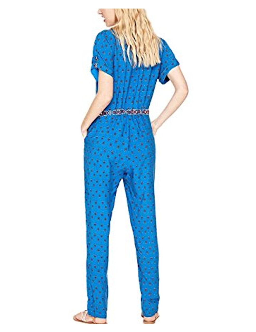 Mono azul estampado Nura Pepe Jeans