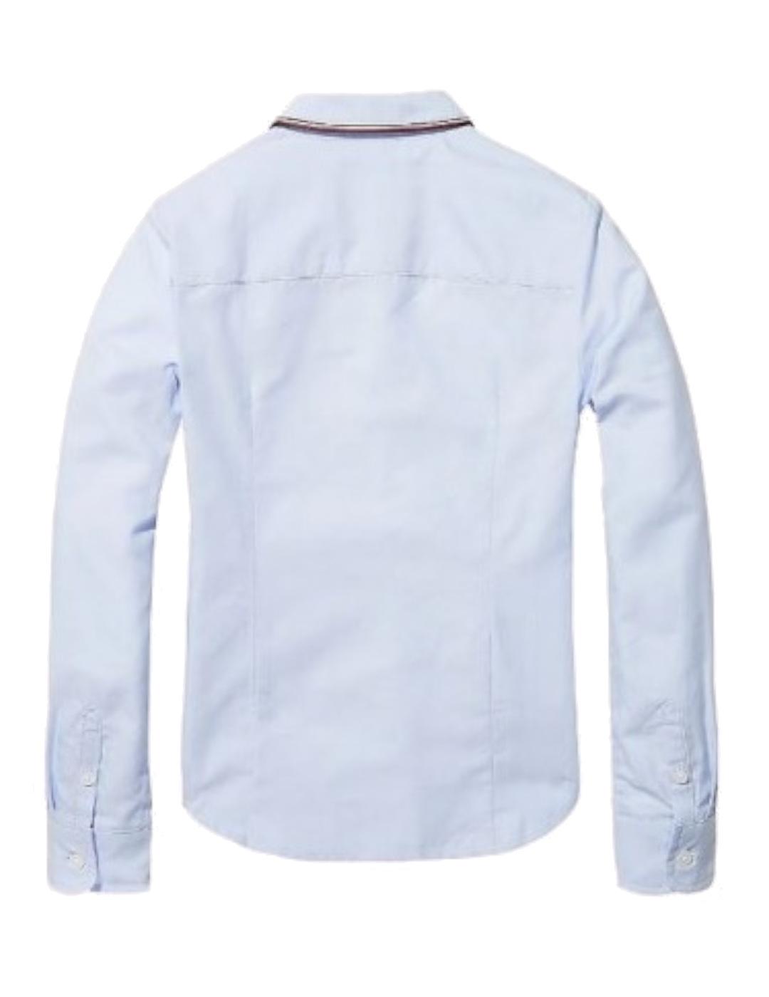 Camisa azul Oxford Tommy Hilfiger