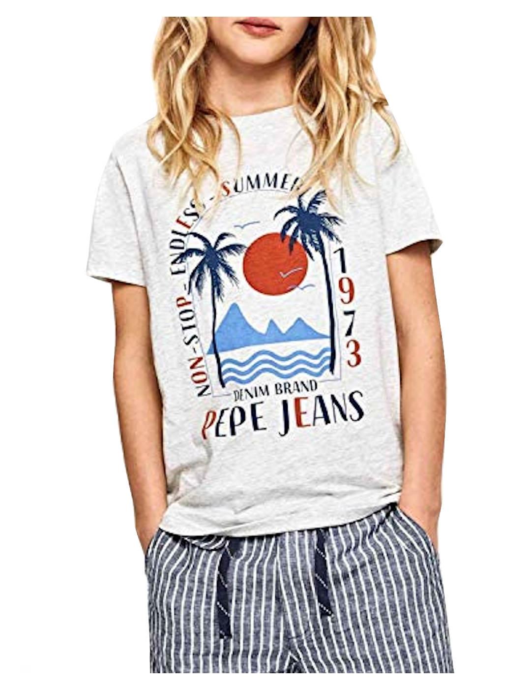 Camiseta gris Ren Pepe Jeans