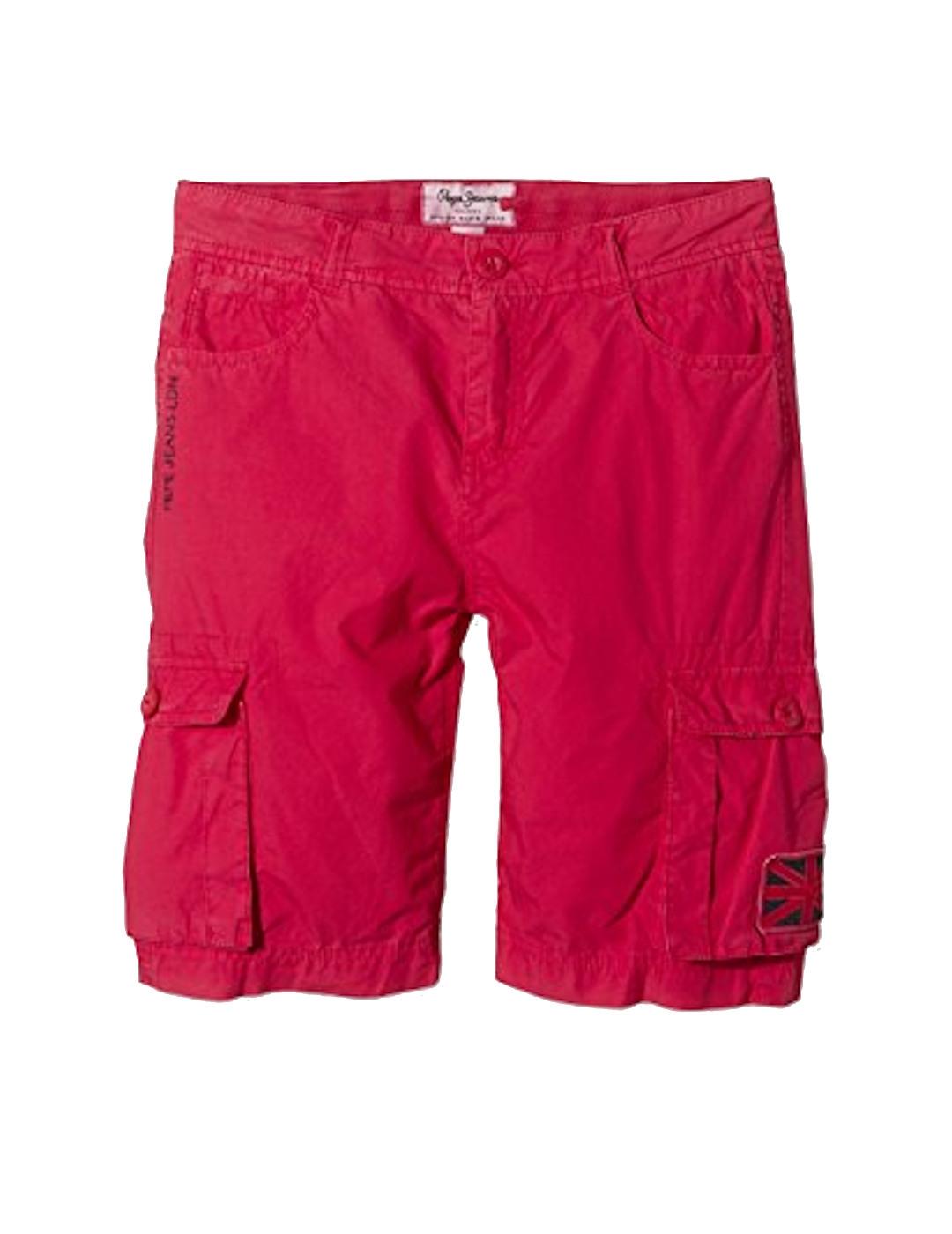 Bermuda Devin roja Pepe Jeans