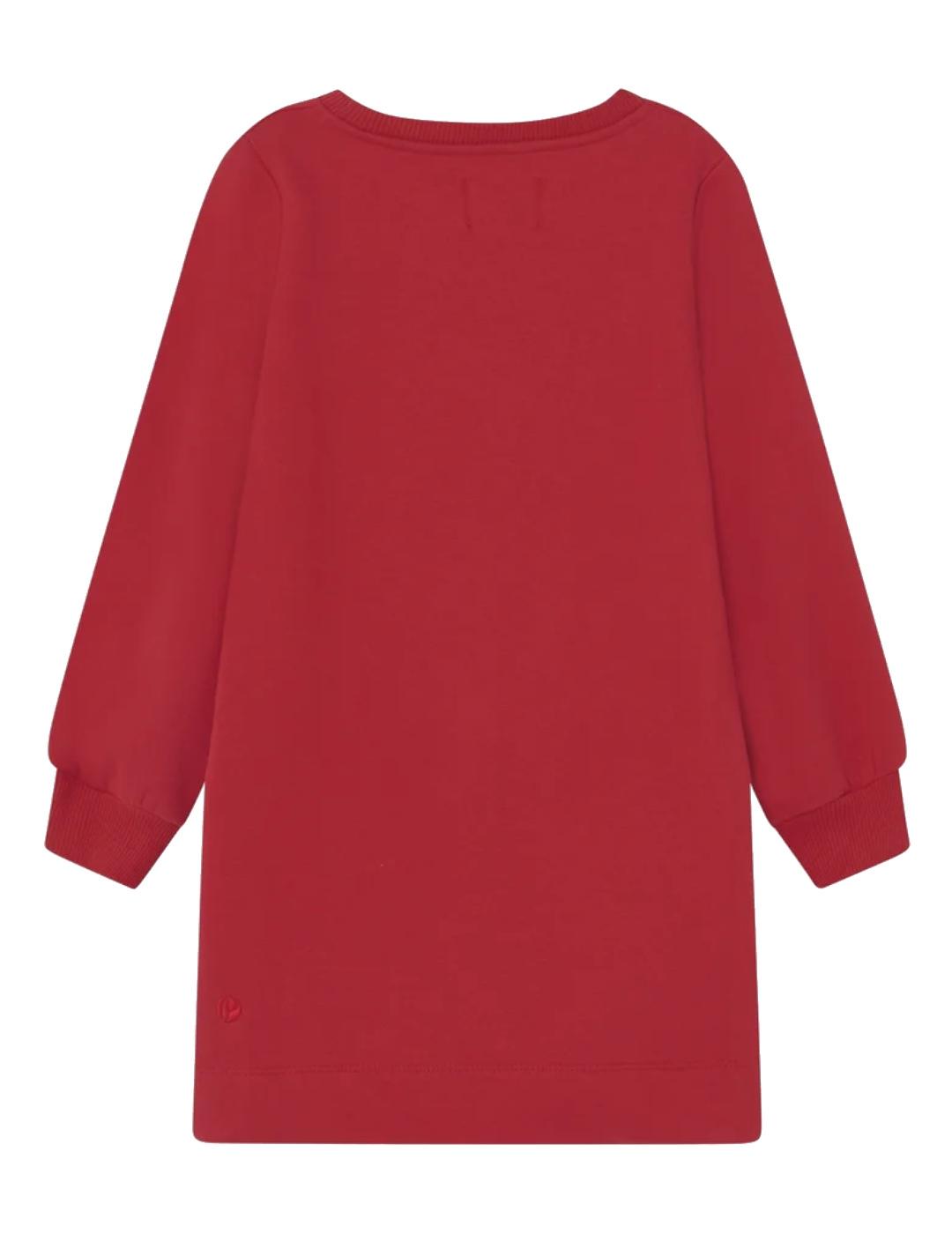 Vestido Gea rojo Pepe Peans