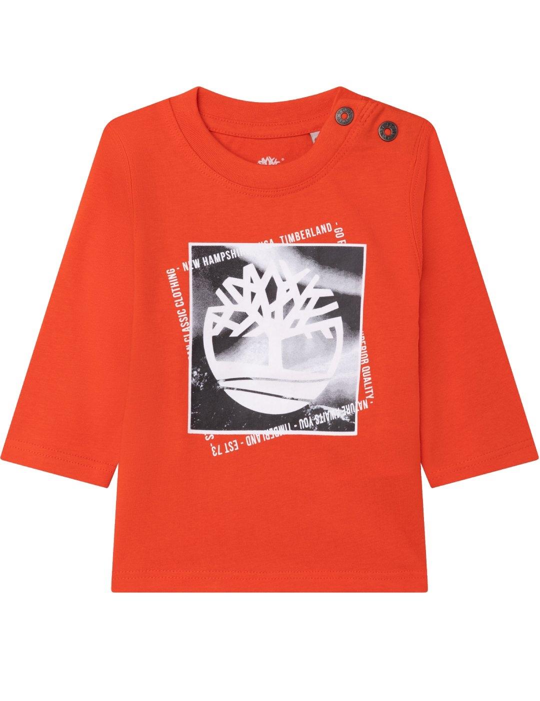 Camiseta Melocotón Logo Timberland