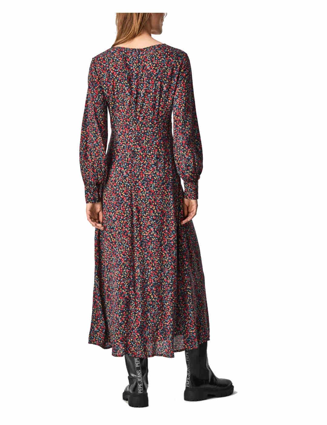 Vestido drapeado Babette Pepe Jeans