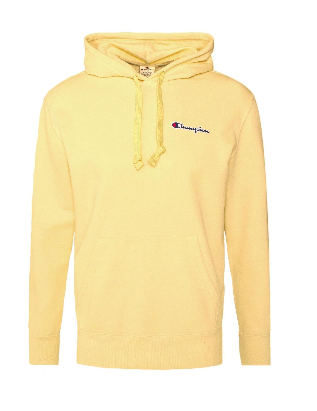 Sudadera hooded amarilla Champion