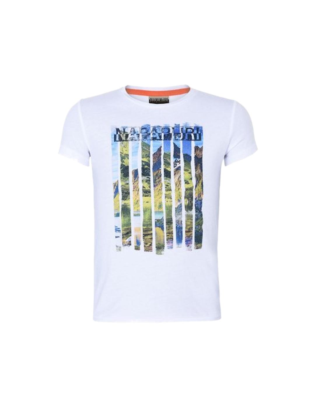 Camiseta blanca Santander Napapijri