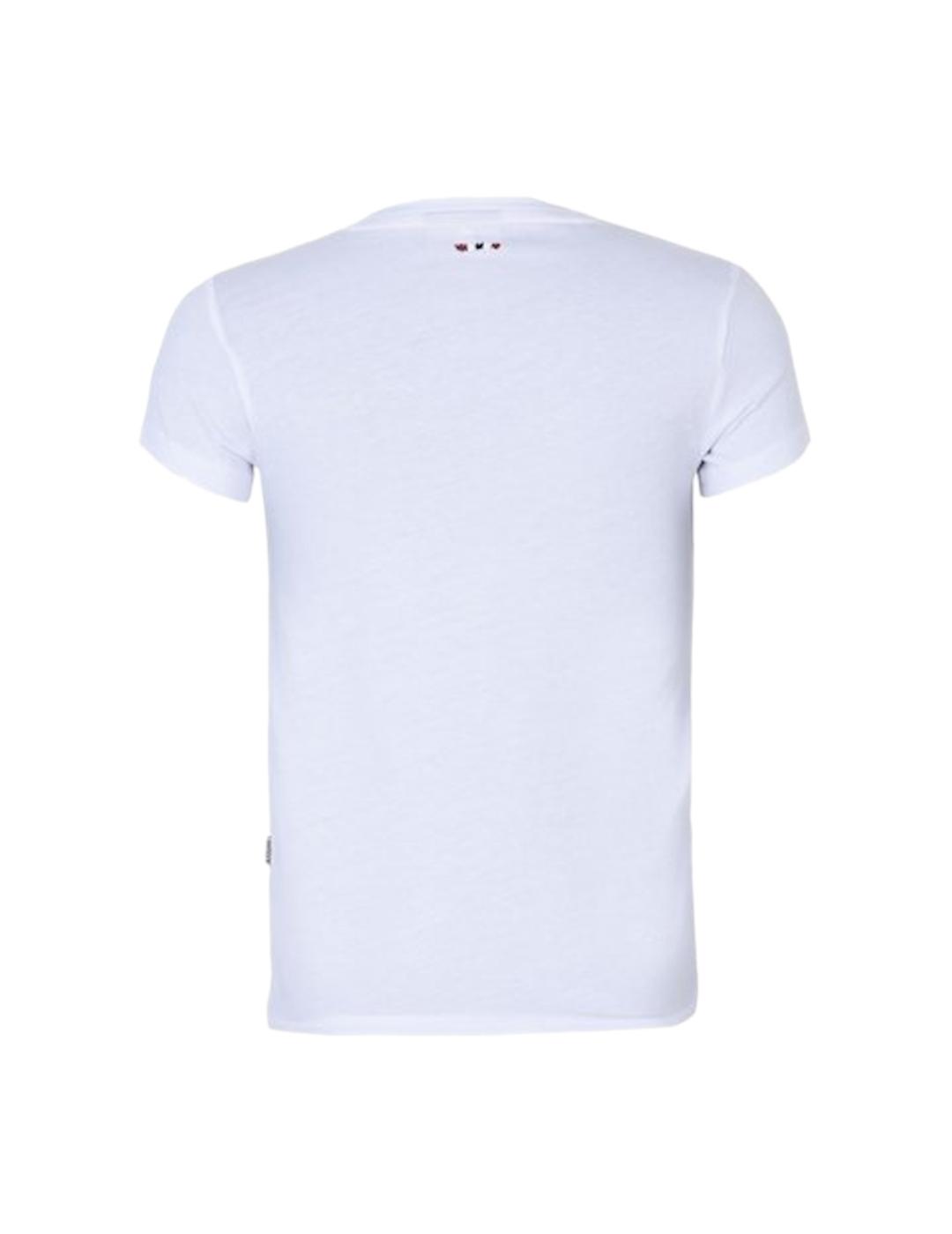 Camiseta blanca Santander Napapijri