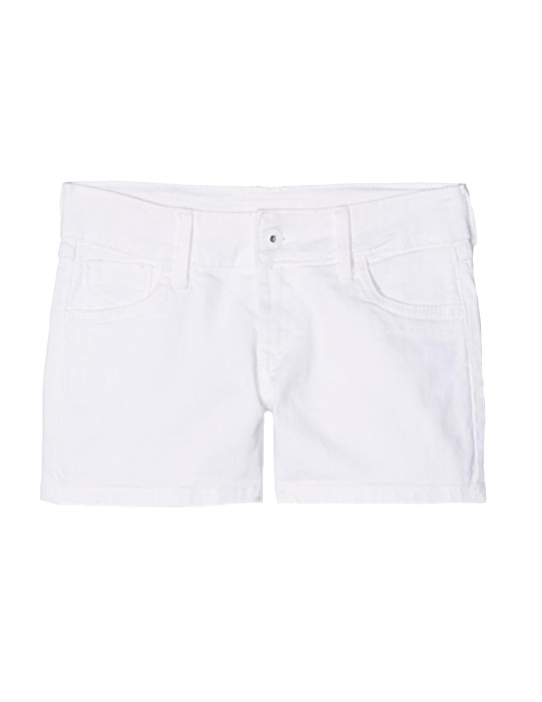 Short  blanco Tail Pepe Jeans