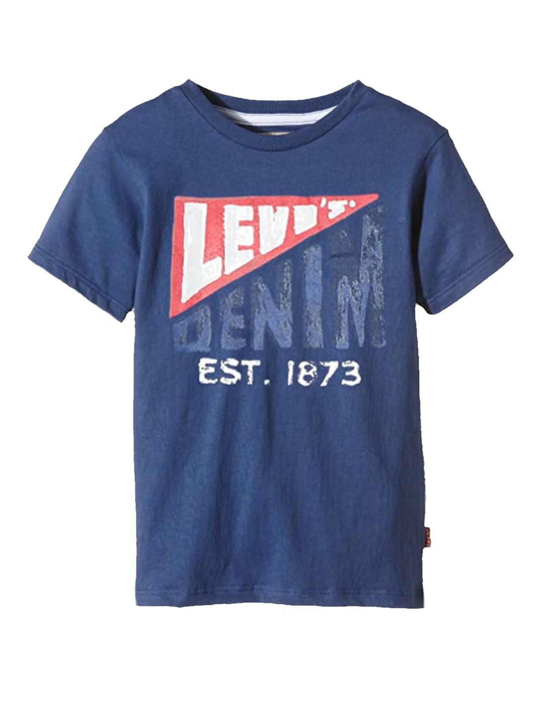 Camiseta azul Bastian Levis