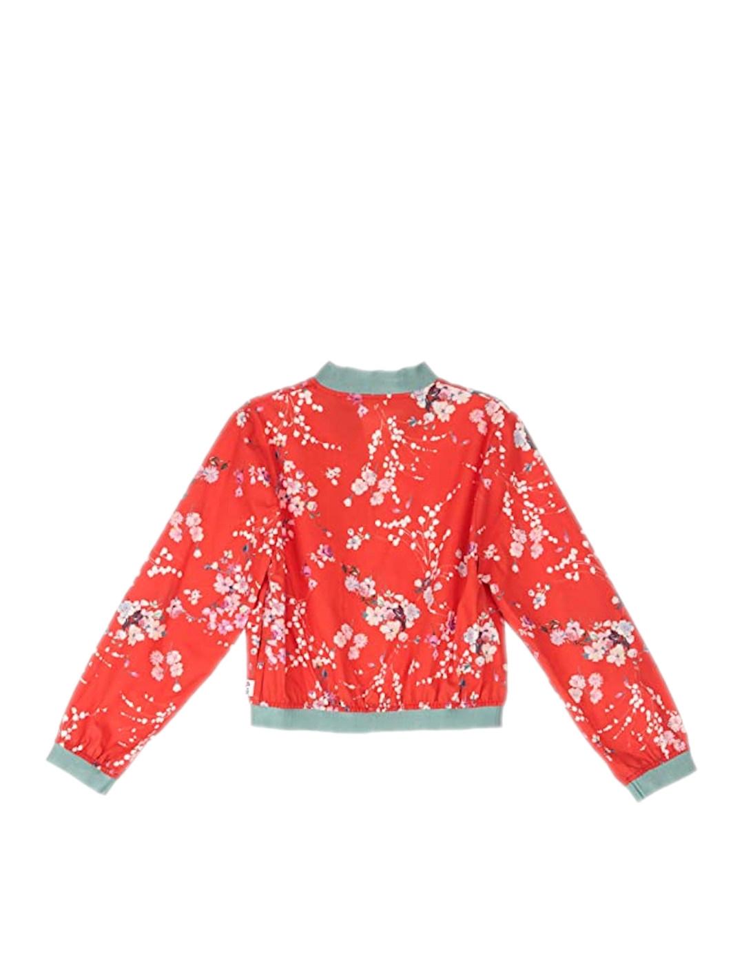 Chaqueta roja de flores Villalobos + Nieves A