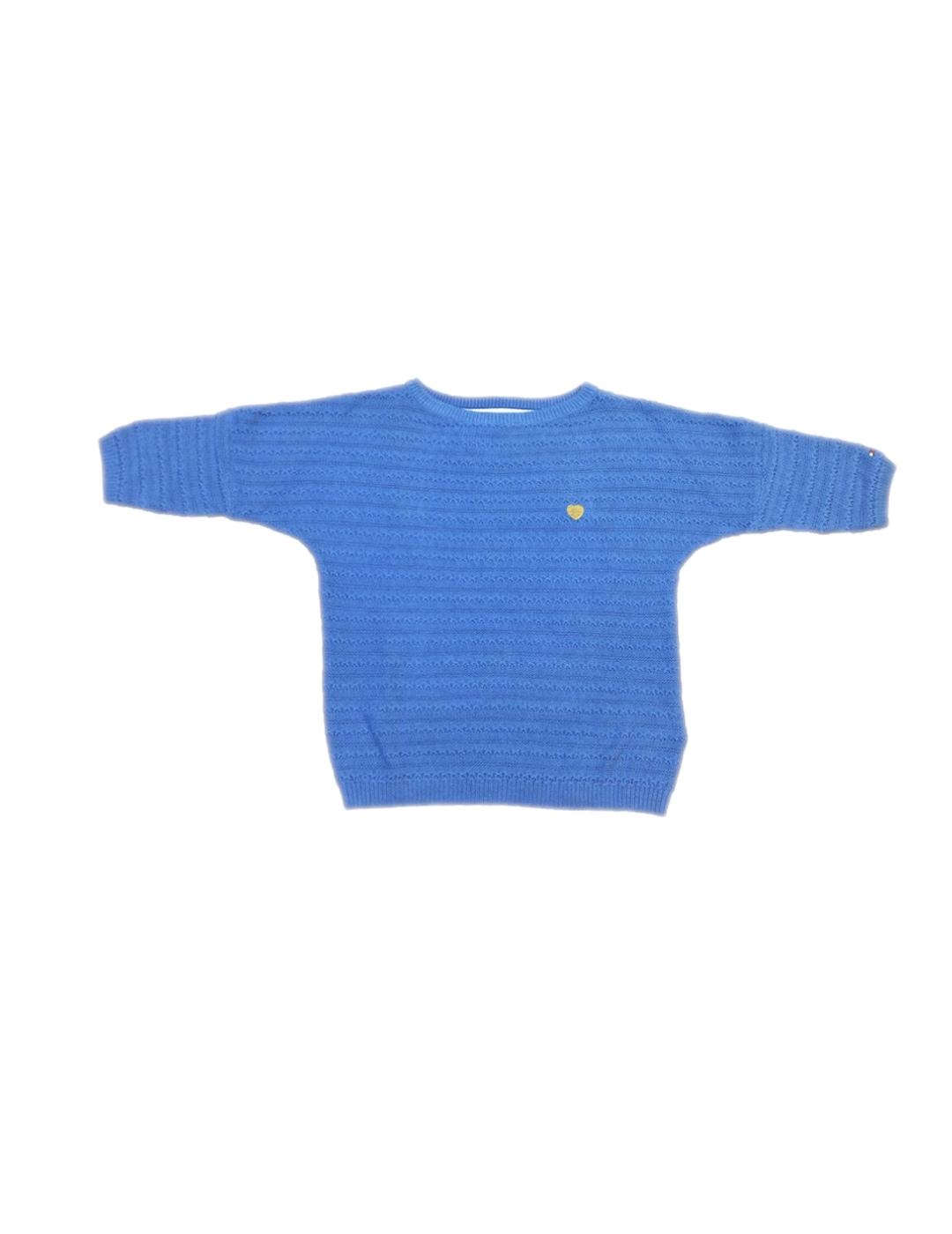 Jersey de punto azul Louise Tommy Hilfiger