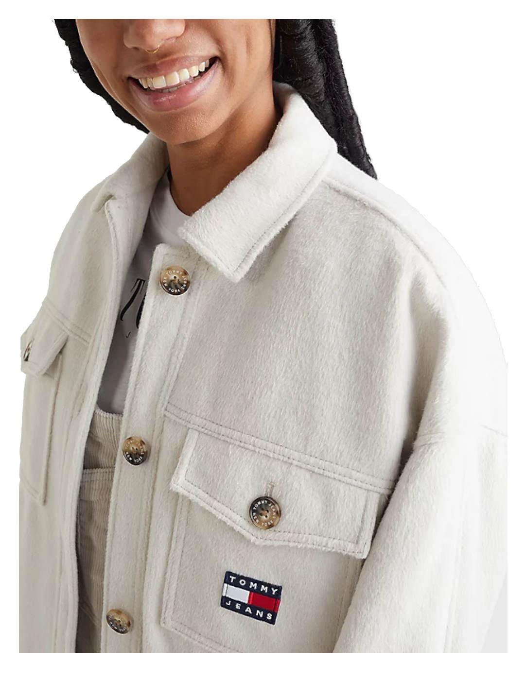 Abrigo tjw puffed sleeve shacket Tommy Jeans