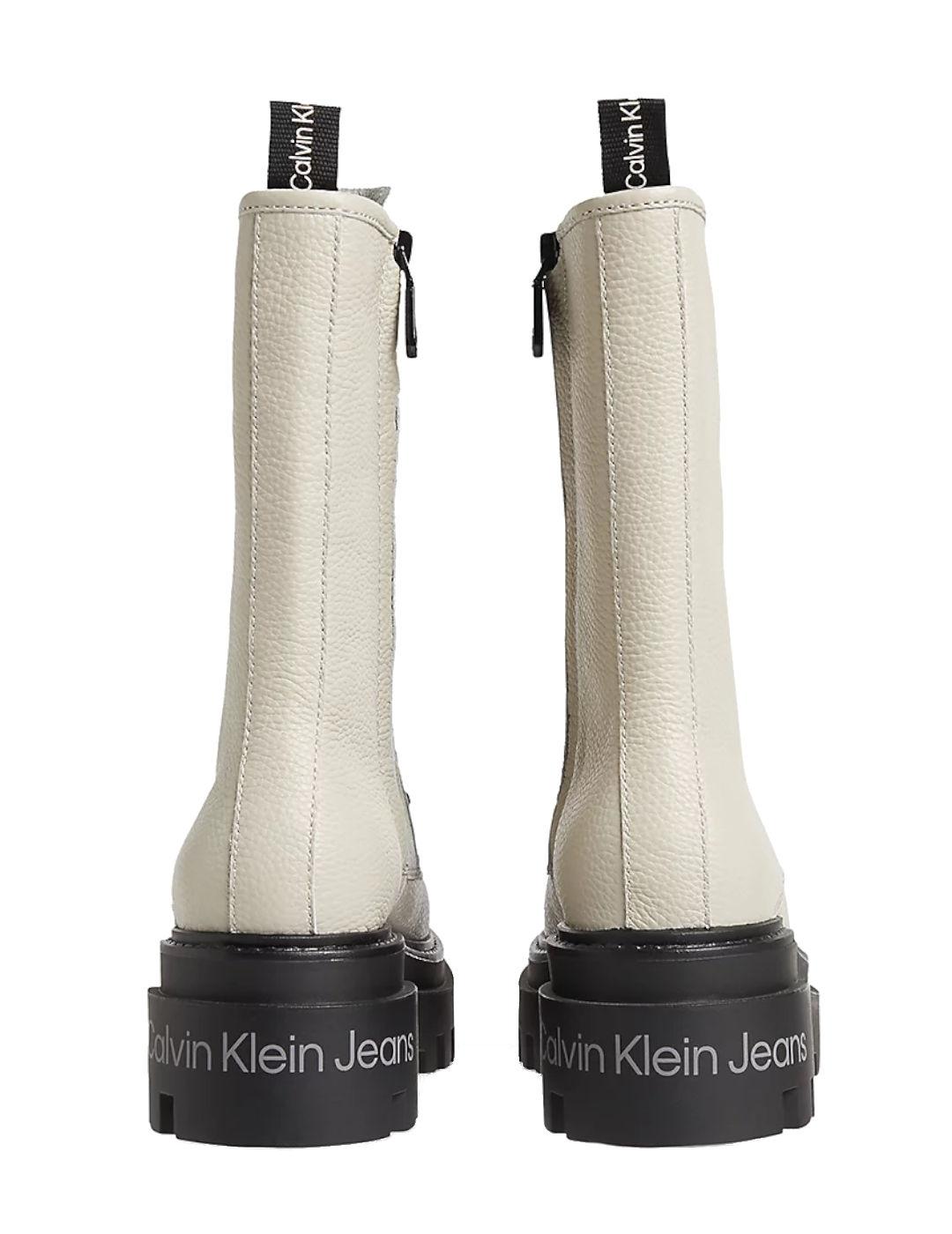 Botas Platform mid laceup Calvin Klein
