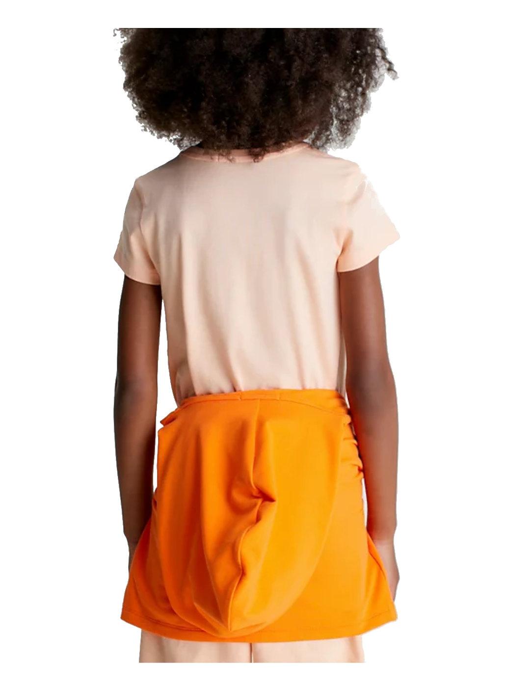 Camiseta hero logo naranja Calvin Klein