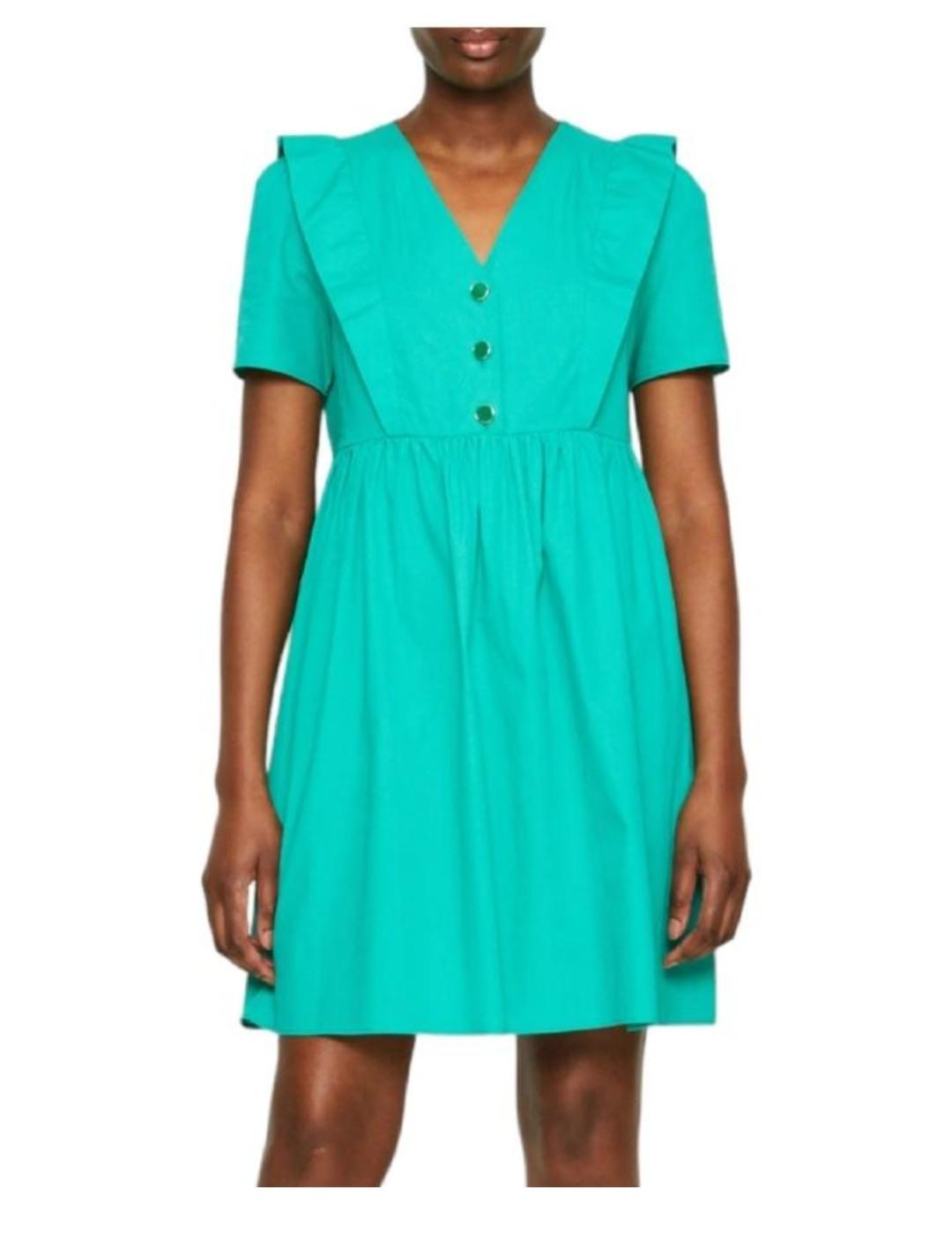 Vestido verde Naf Naf