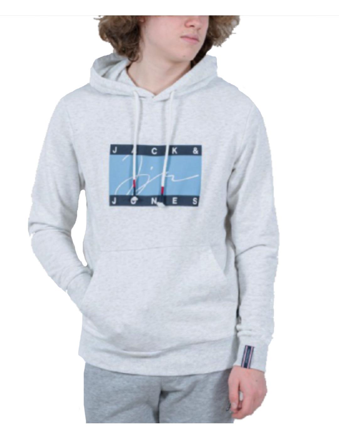 Sudadera Gris Jorjosh Jack&Jones