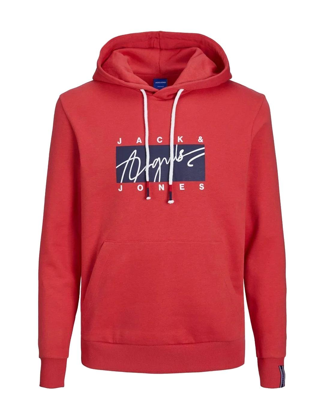 Sudadera Roja Jorjosh Jack&Jones