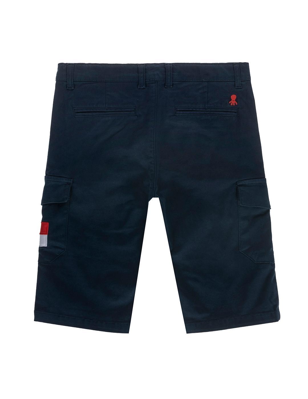 Bermuda Niño Patch Cargo El Pulpo