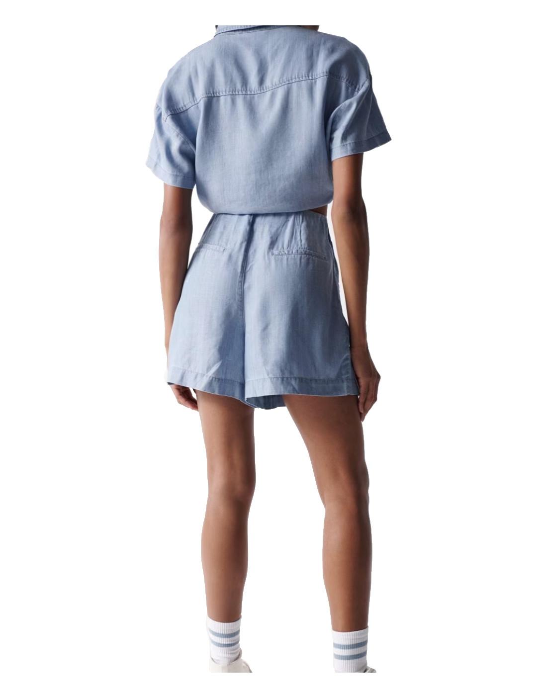 Pantalón corto light denim Salsa Jeans