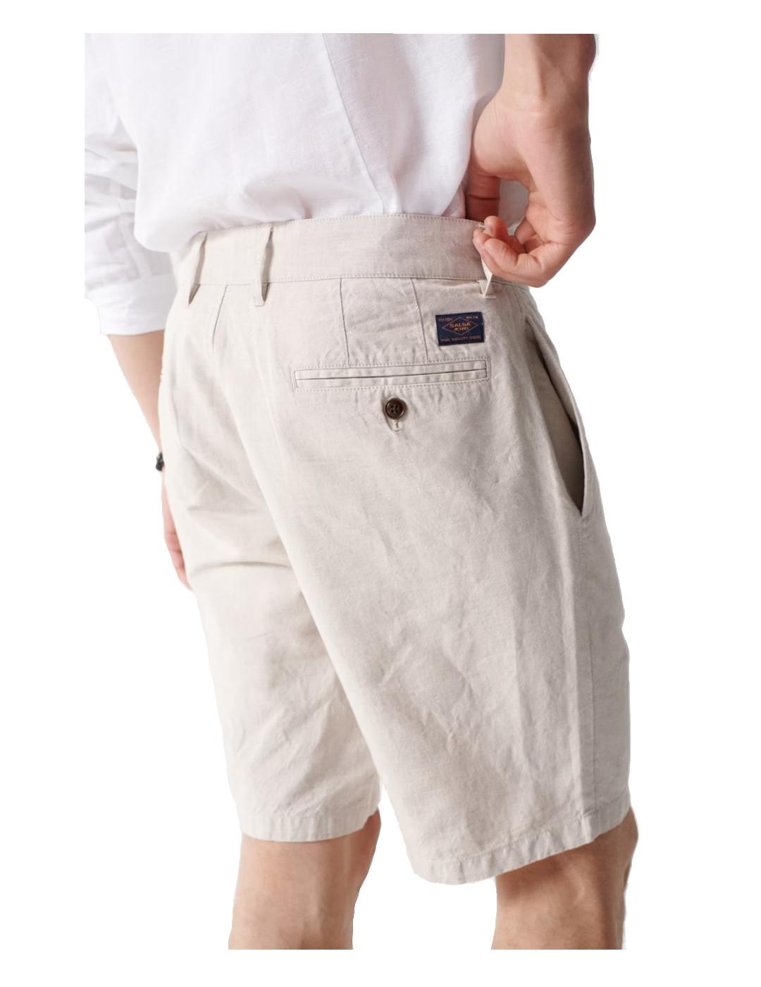 Pantalon corto lino Salsa Jeans