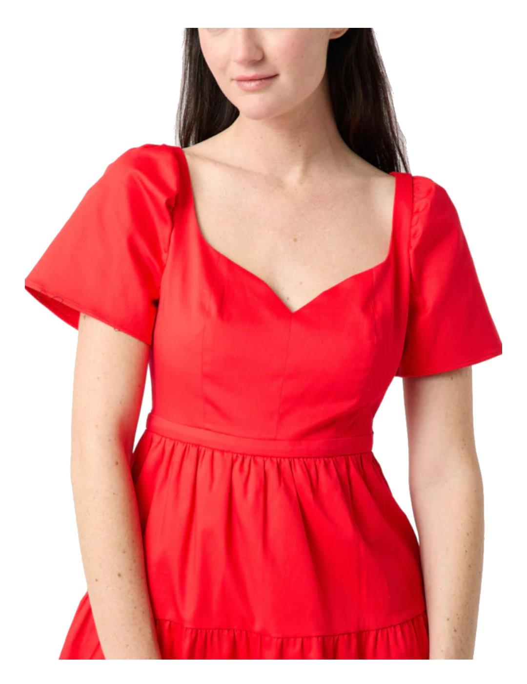 Vestido rojo Naf Naf