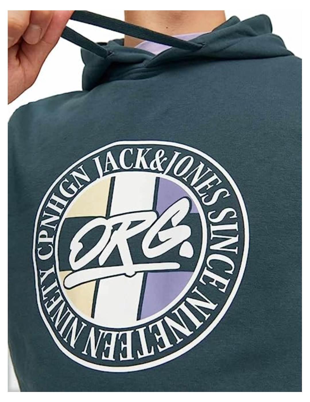 Sudadera Jorarthur verde Jack&Jones