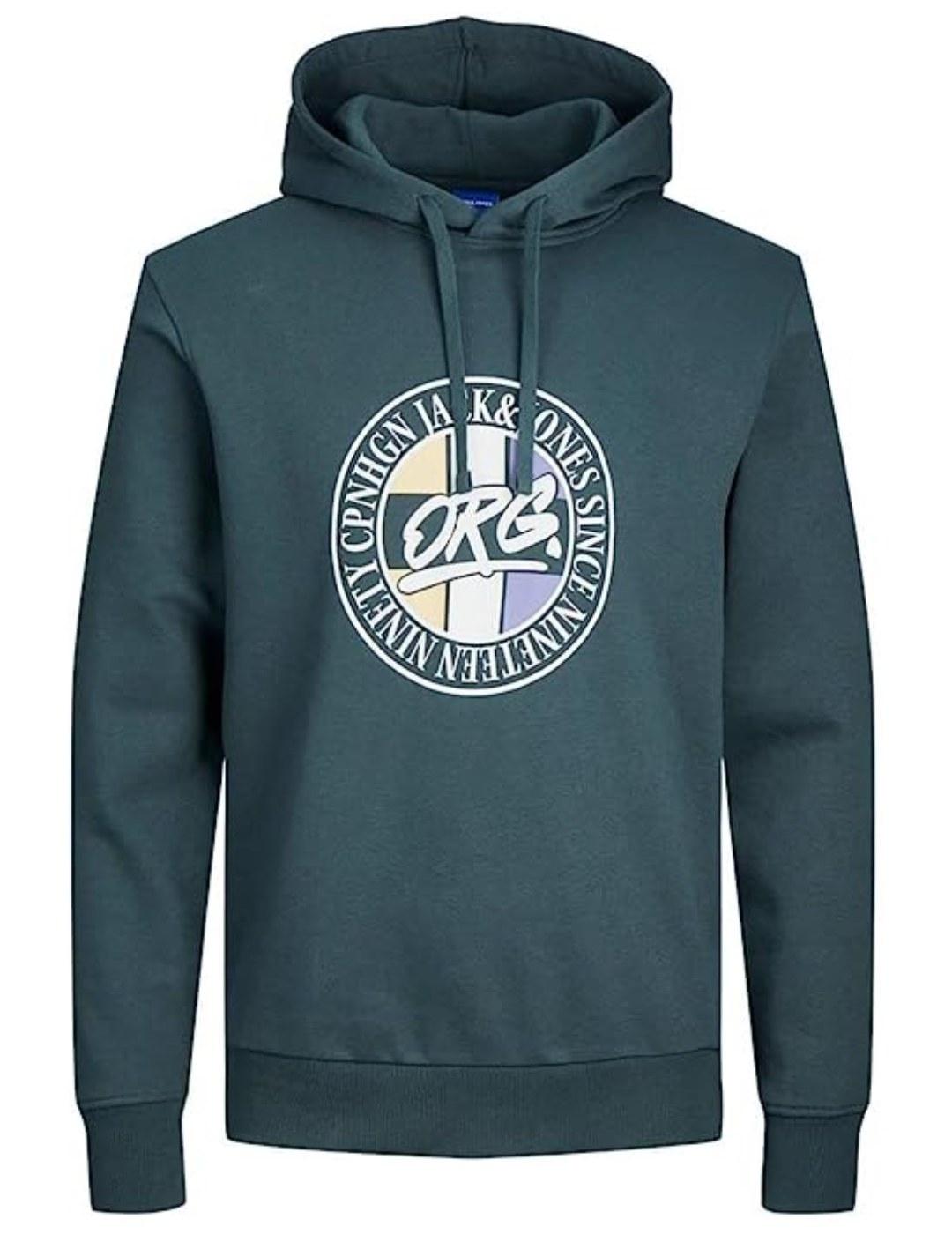 Sudadera Jorarthur verde Jack&Jones