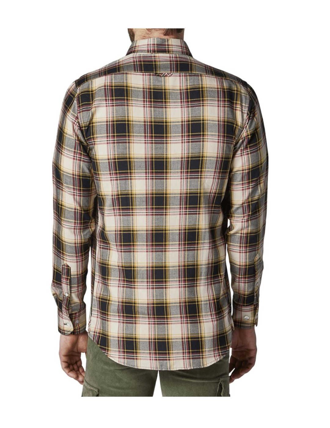 Camisa de cuadros beige Altonadock