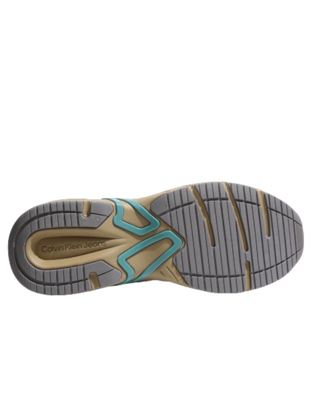 Zapatillas retro tennis su-mesh Calvin Klein