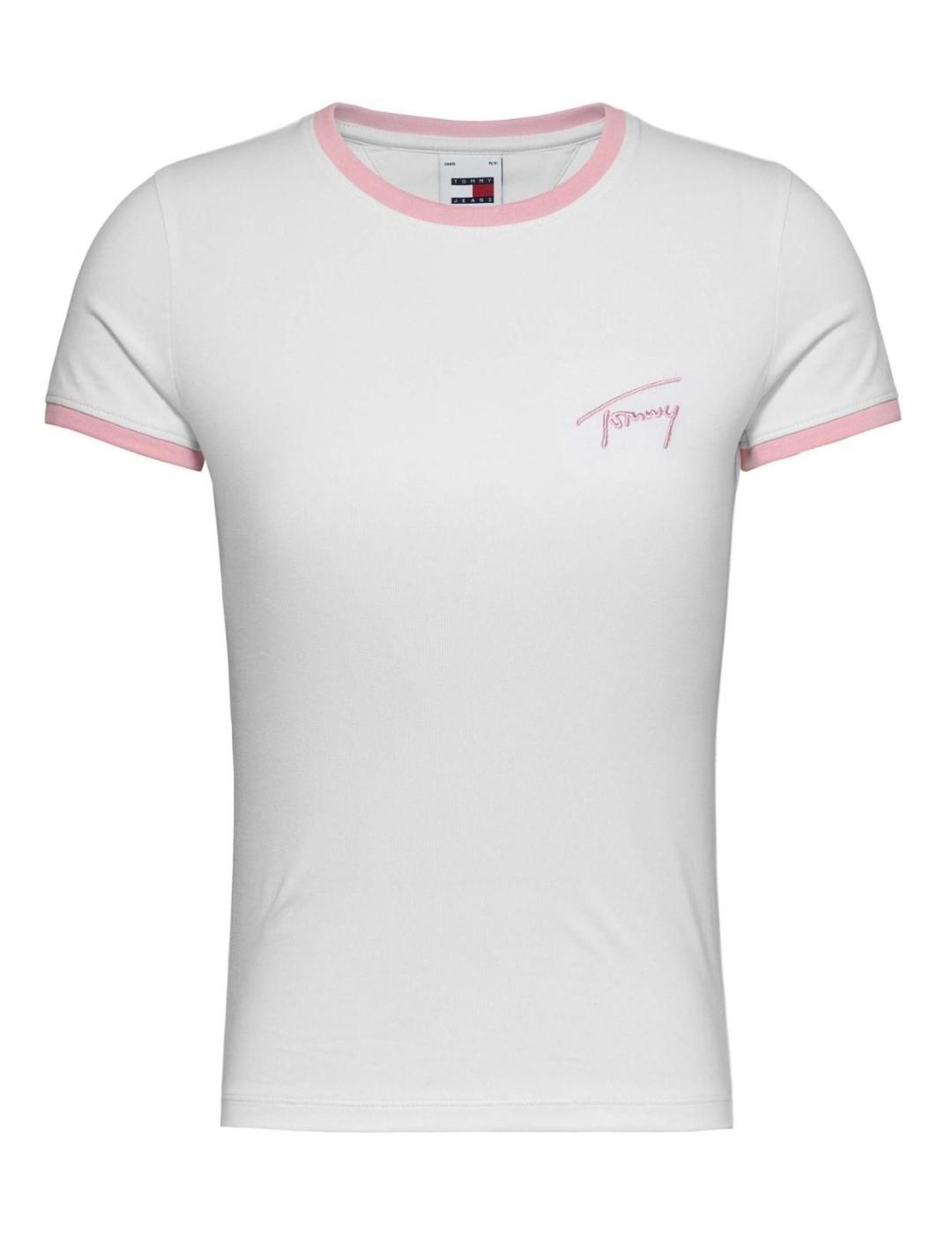 Camiseta slim signature Tommy Jeans
