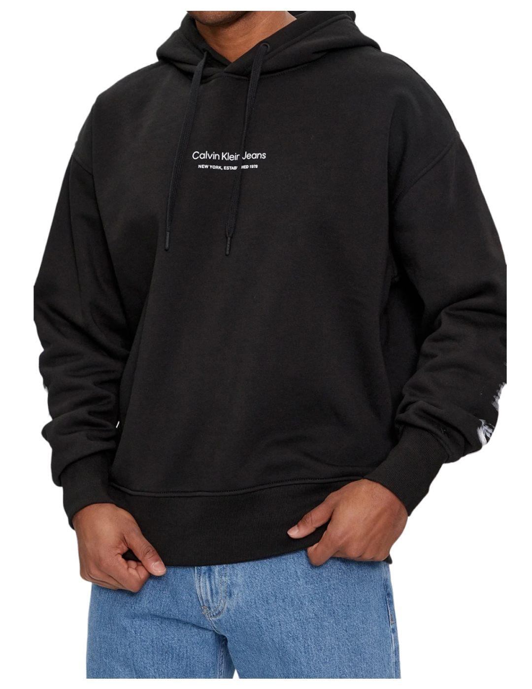 Sudadera illusion logo Calvin Klein