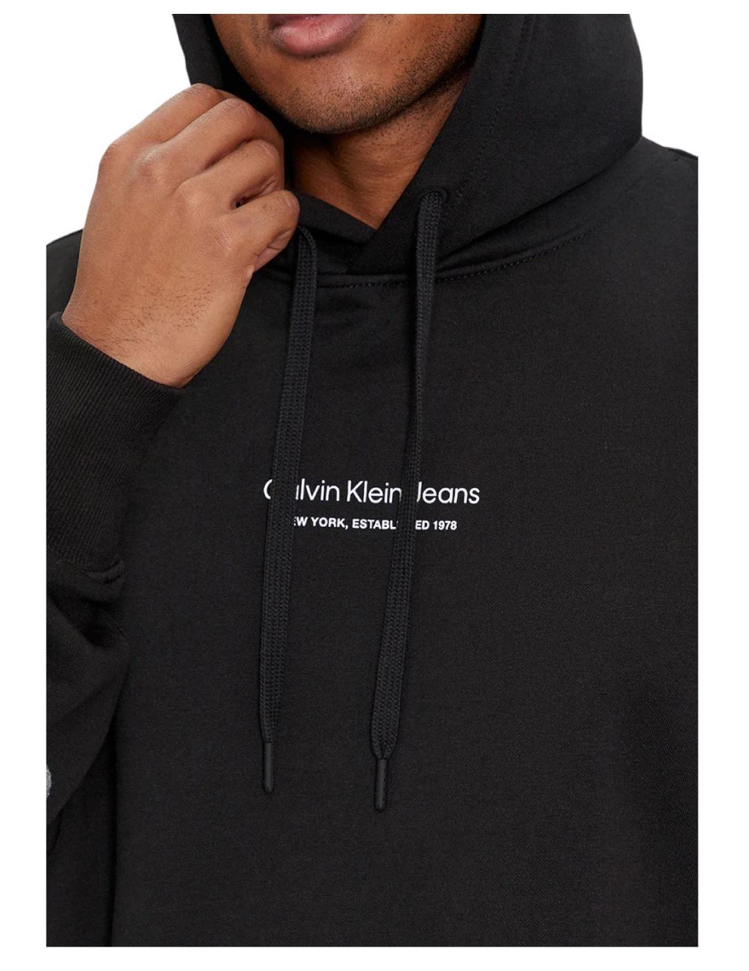 Sudadera illusion logo Calvin Klein