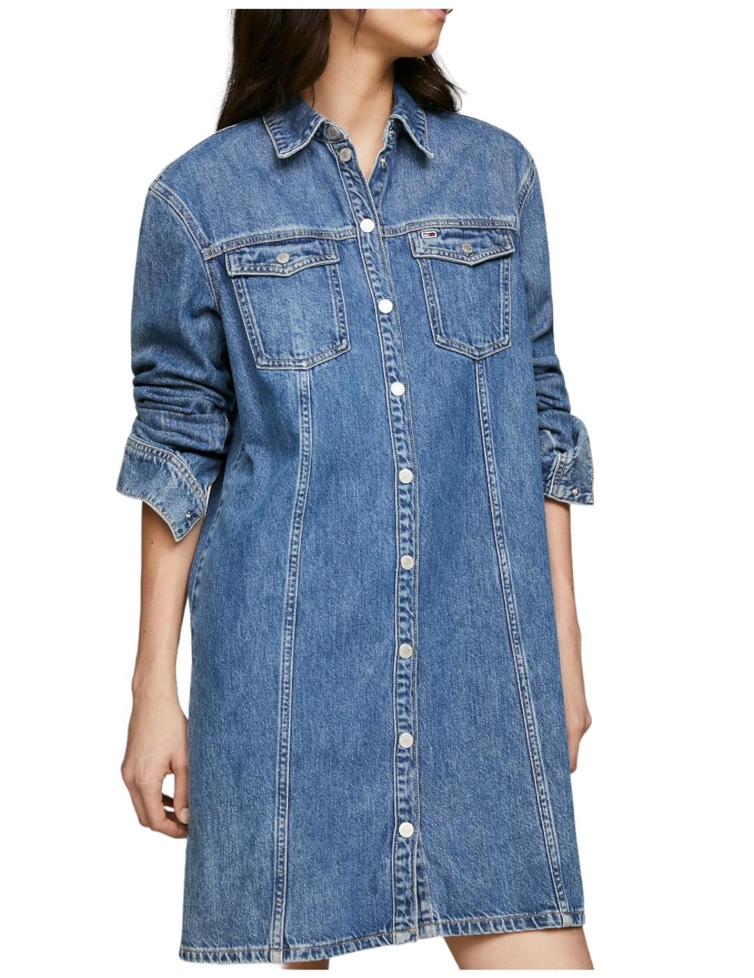 Vestido vaquero aline Tommy Jeans
