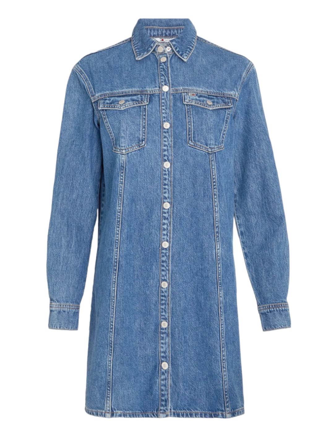 Vestido vaquero aline Tommy Jeans