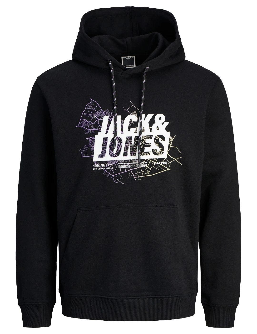Sudadera Jcomap Logo Sweat Hood sn Jack&Jones