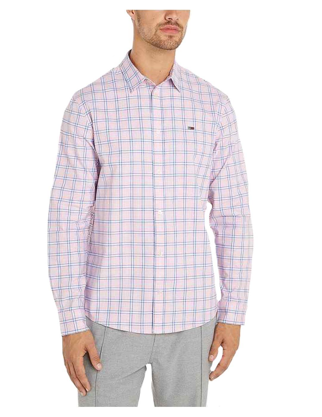 Camisa Tjm Reg Oxford Check Tommy Jeans