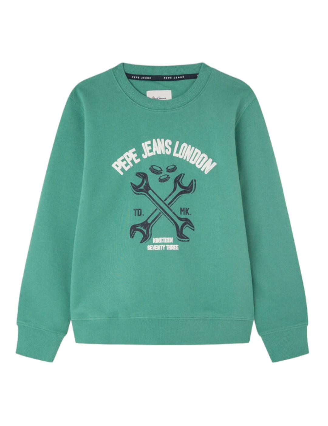 Sudadera Bedford Green Pepe Jeans