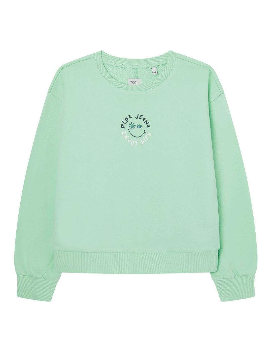 Sudadera Omara Menta Pepe Jeans