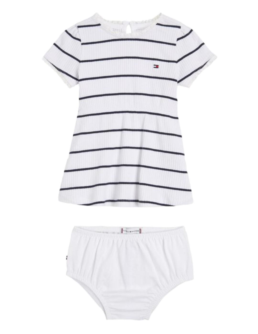Vestido Baby Striped Tommy Hilfiger