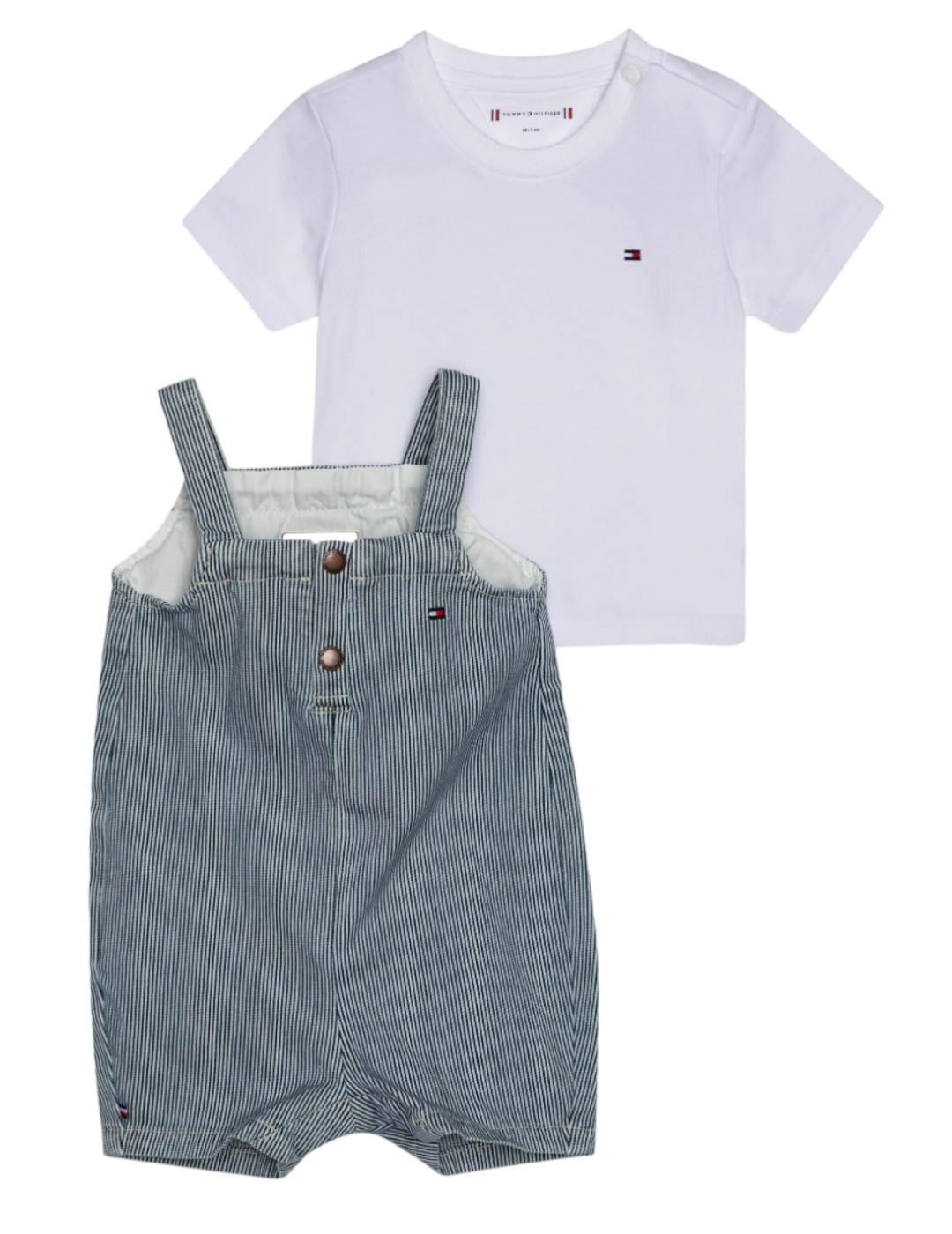 Conjunto Peto/Camiseta Baby Tommy Hilfiger