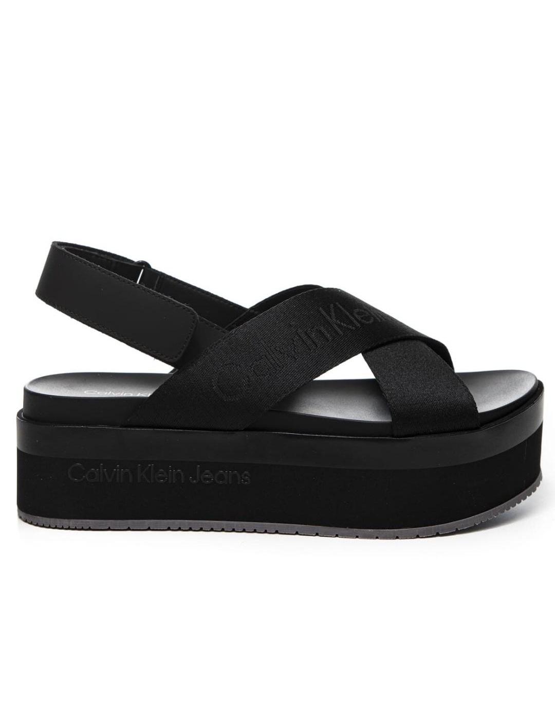 Sandalia flatform sling Calvin Klein