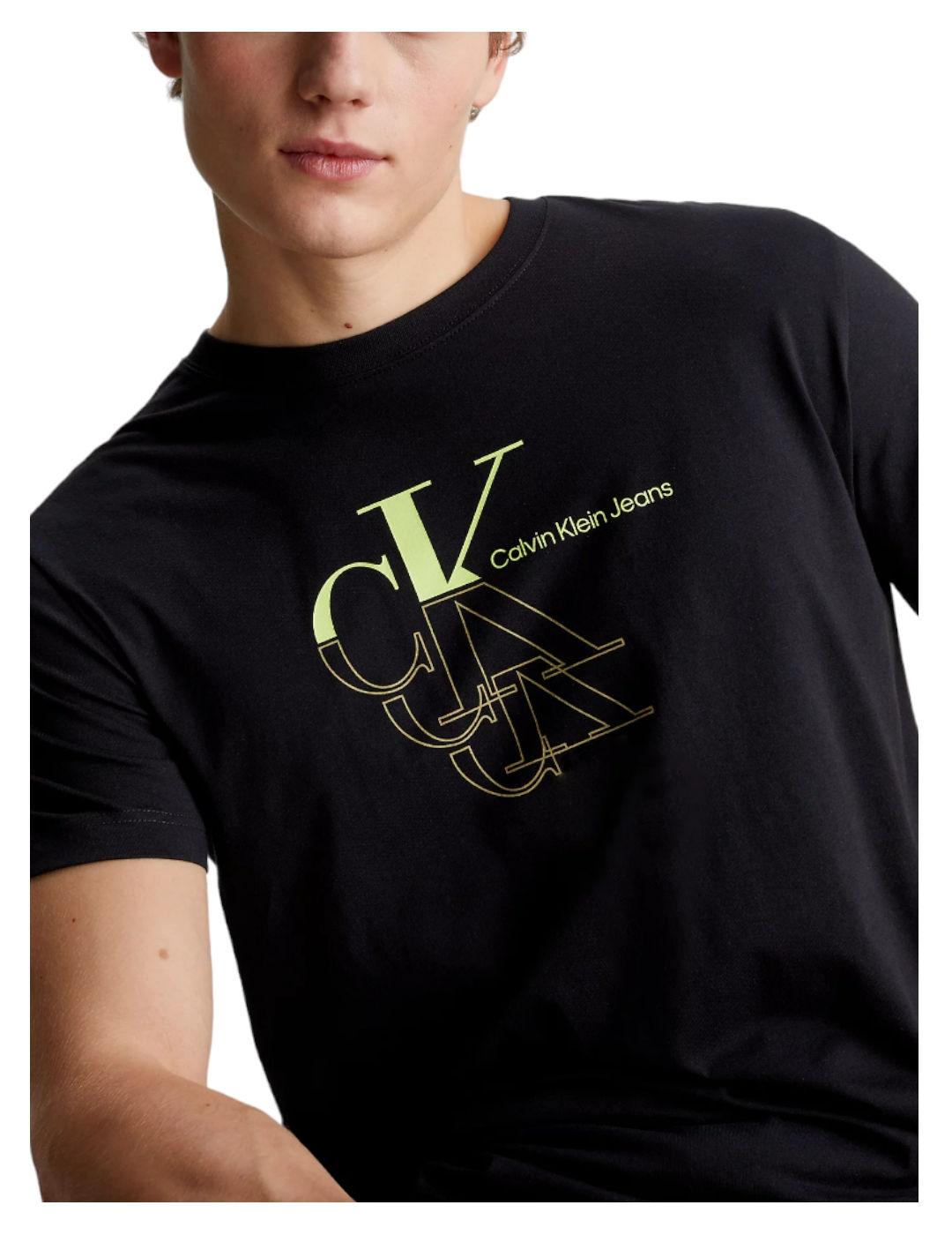 Camiseta Monogram Echo Graphic Calvin Klein Jeans