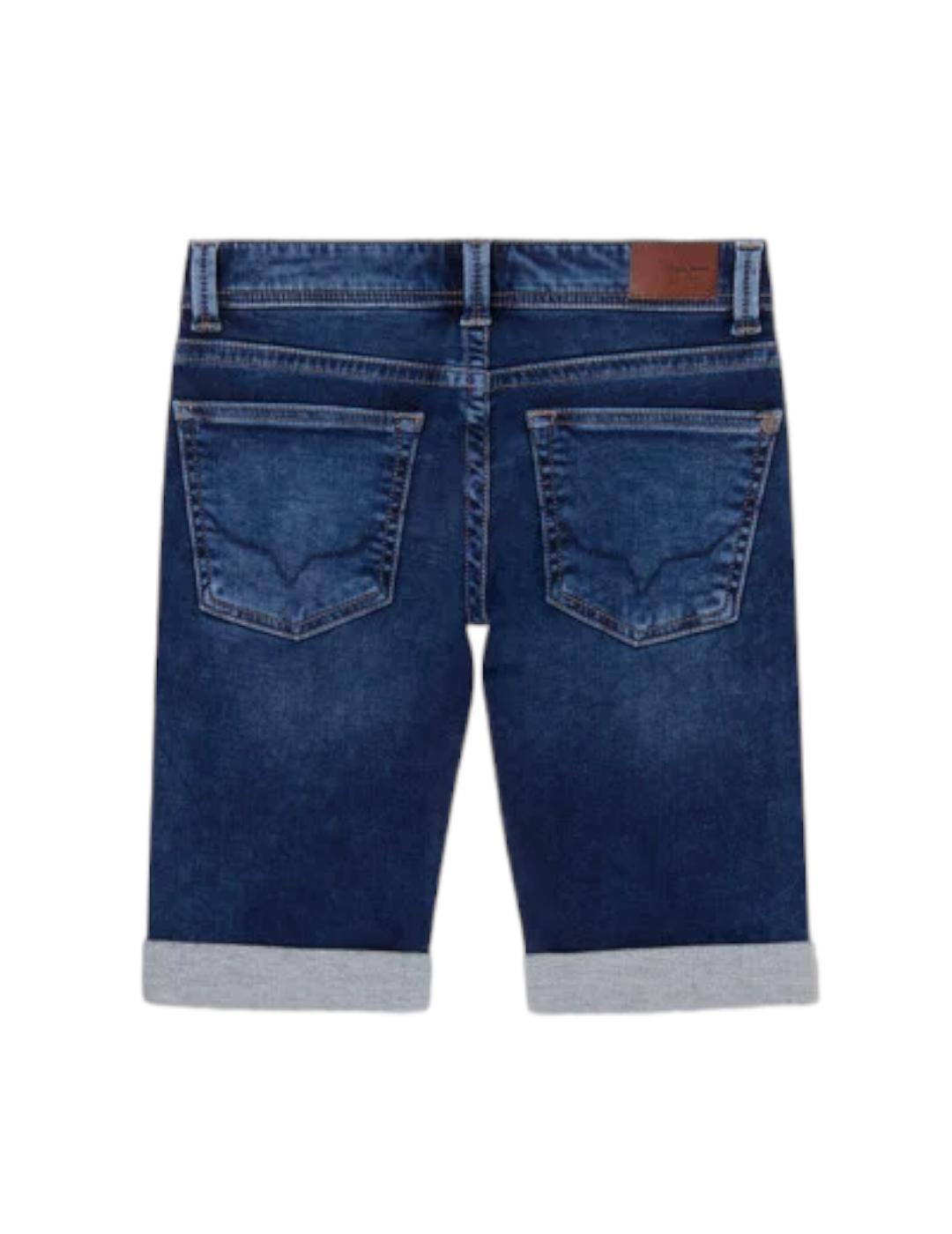 Bermuda Slim Gymdigo Denim Pepe Jeans