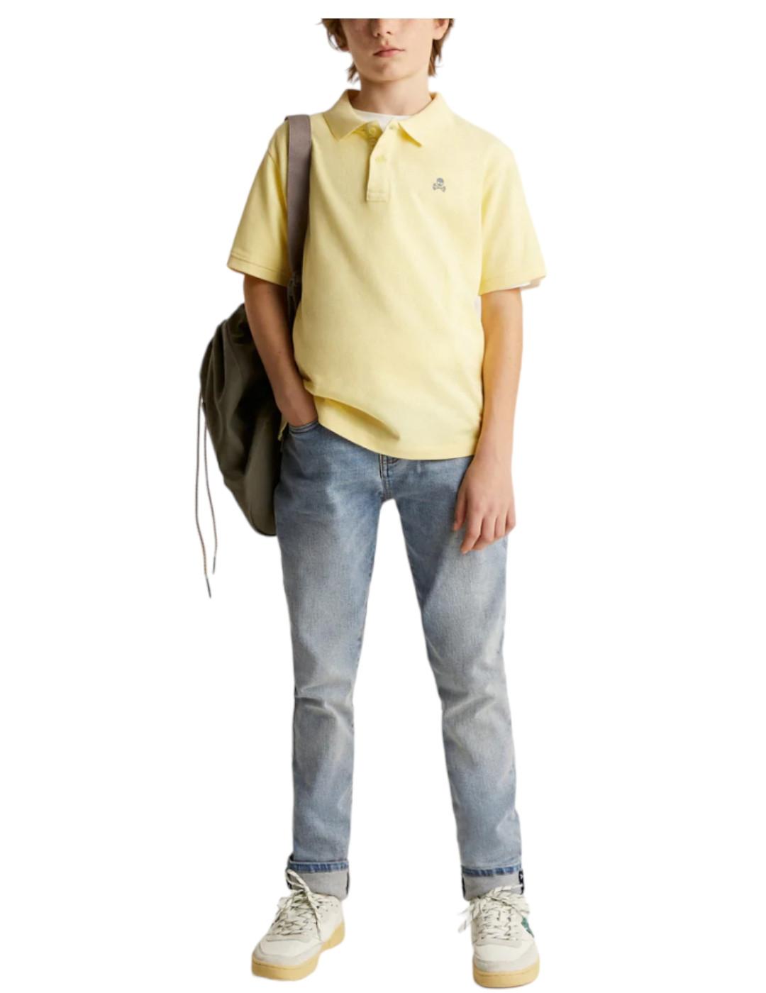 Polo Basic Yellow Scalpers