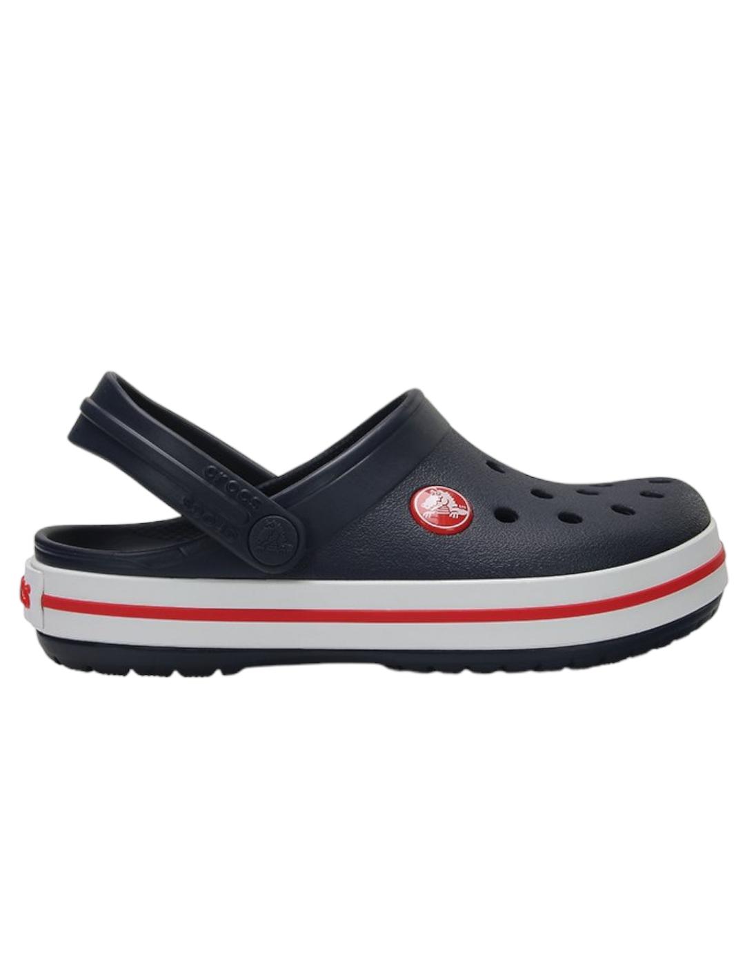 Zueco Crocband Navy/Red Crocs